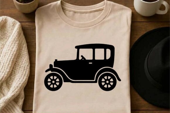 Download Vintage Car Clipart Vector Silhouette - Vector Collection