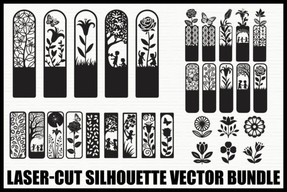 Download Laser Cut Silhouette Vector Bundle - Vector Collection
