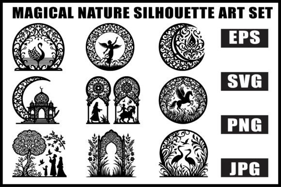 Download Enchanted Wildlife Vector Bundle - Vector Collection