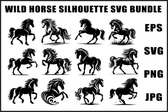 Download Vintage Horse Vector Set - Vector Collection