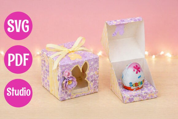 Download Easter Gift Box with Rabbit Shape - Rabbit Collection