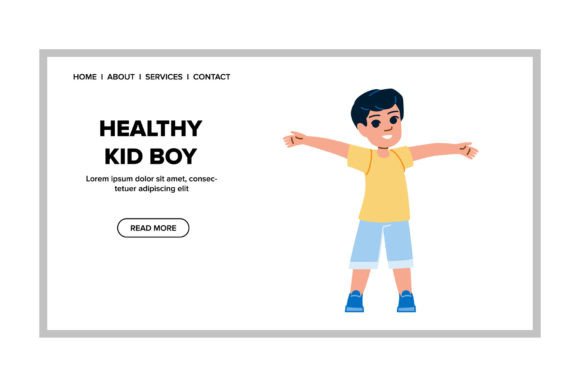 Download Healthy Kid Boy Vector - Vector Collection