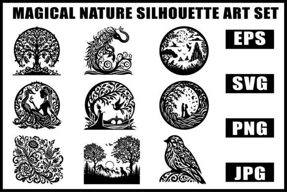 Download Black Wildlife Vector Bundle - Vector Collection