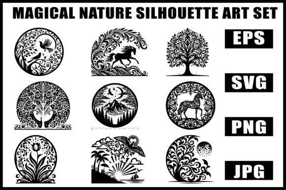 Download Black Wildlife Vector Bundle - Vector Collection