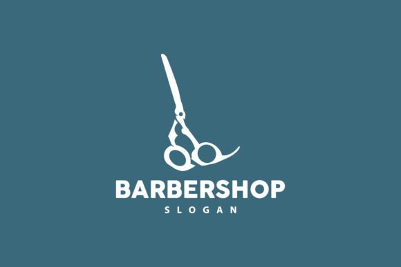 Download Barbershop Logo Scissors Vector Retro - Vector Collection