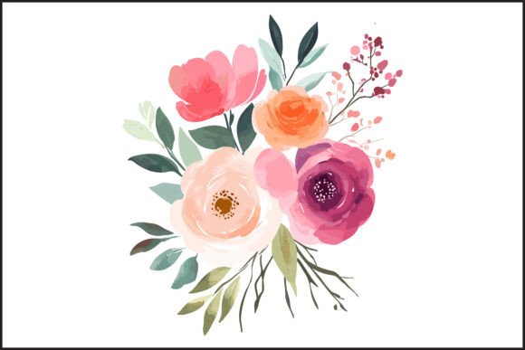 Download Bestselling Rose Bouquet Vector Design - Vector Collection
