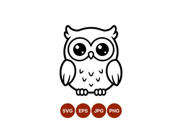 Download Cute Cartoon Owl Vector Art - Vector Collection