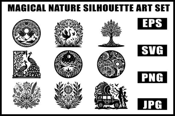 Download Black Wildlife Vector Bundle - Vector Collection