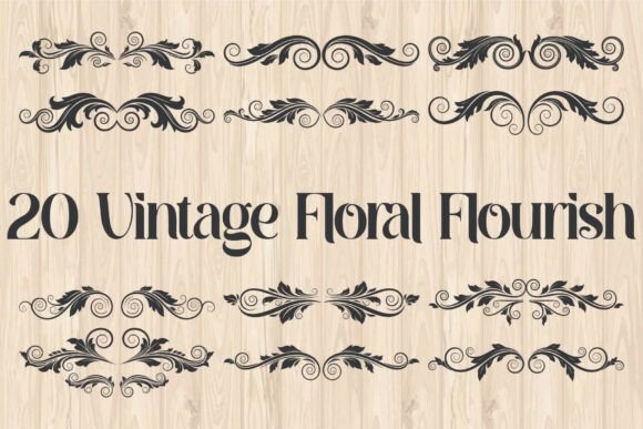 Download Vintage Floral Flourish Vector - Vector Collection