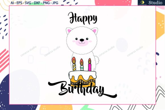 Download Dog Birthday Party and Cake Candle Svg - Premium Bundle