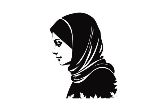 Download Hijab Vector, Woman Outline - Vector Collection