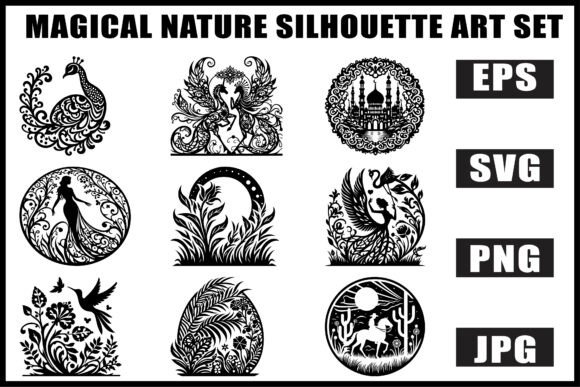 Download Enchanted Wildlife Vector Bundle - Vector Collection