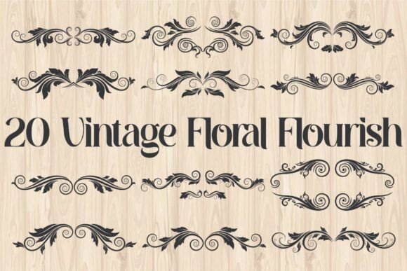 Download Vintage Floral Flourish Vector - Vector Collection