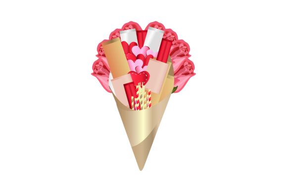 Download Rose Bouquet and Romantic Card Vector - Vector Collection