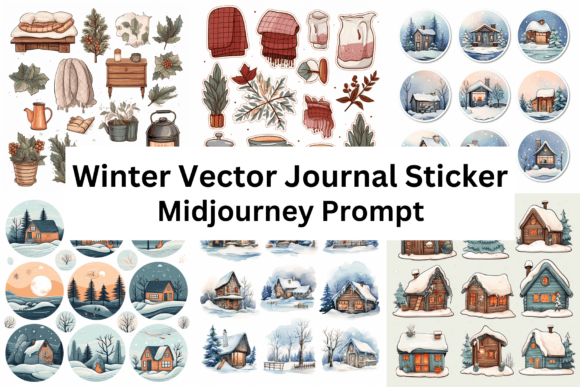 Download Winter Vector Journal Stickers - Vector Collection